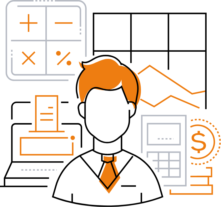 Image representing business information and decision making